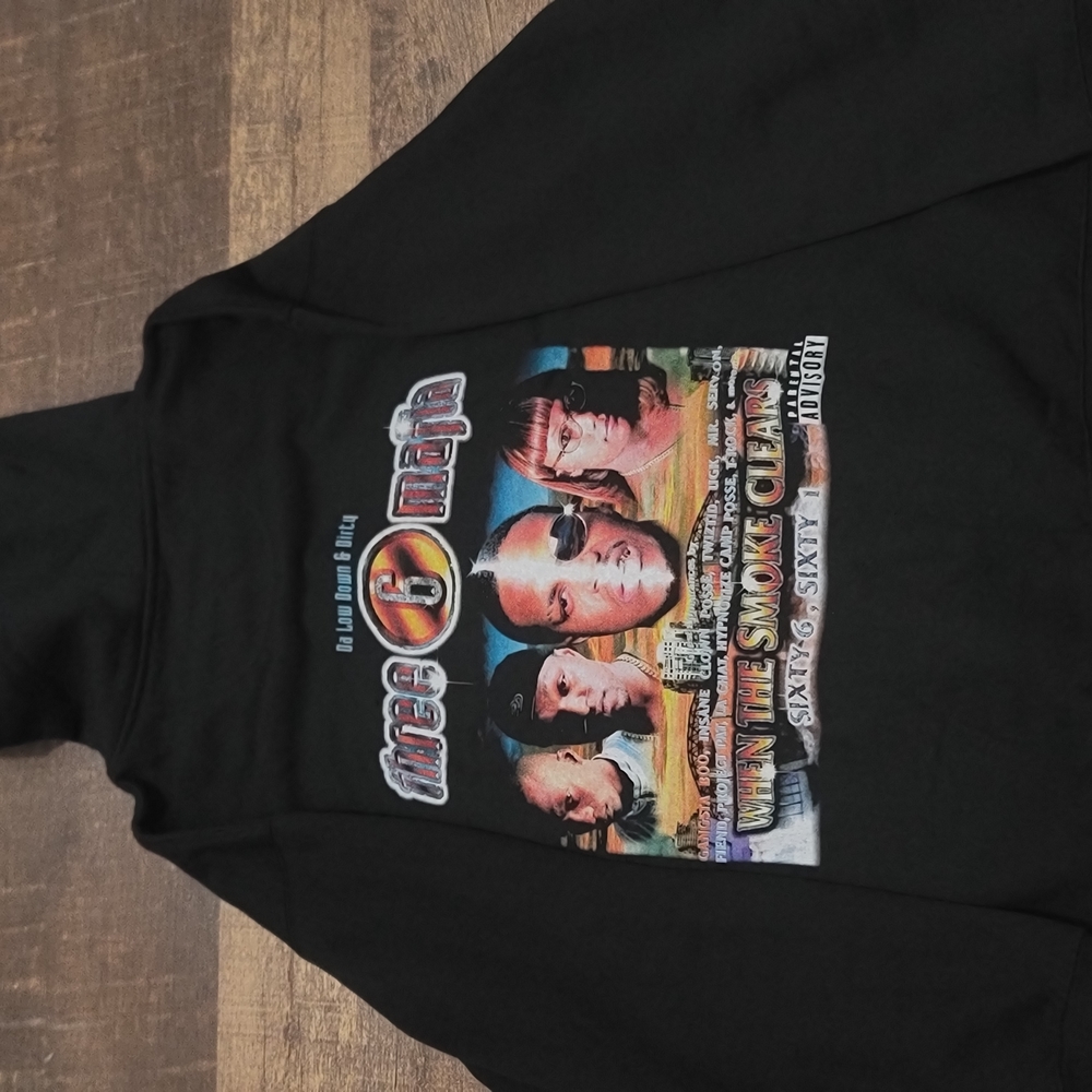 Three 6 Mafia Graphic Hoodie - Picture 6 of 7
